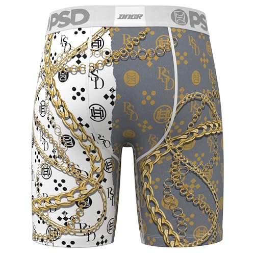 PSD Men's Lux 38 Micro Mesh Boxer Briefs, Multi, XL4