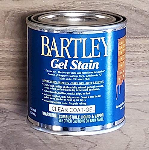 Bartley Gel Clear Coat Varnish 1/2 pt