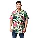 Chicago Bears NFL Mens Flamingo Button Up Shirt - Large