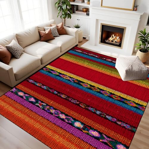 9x12 Washable Mexican Style Rug