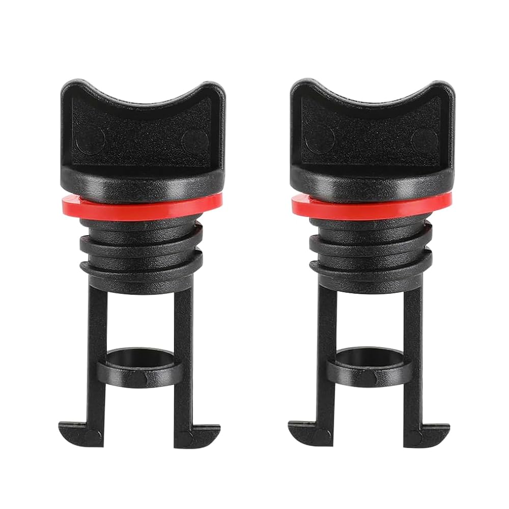 2PCS 3/4 Inch Nylon Kayak Drain Plug Kit Plug for Canoe Boat Hull Thread Ocean Stream Kayak Dinghy Canoe BoatDrain Plugs Replacement