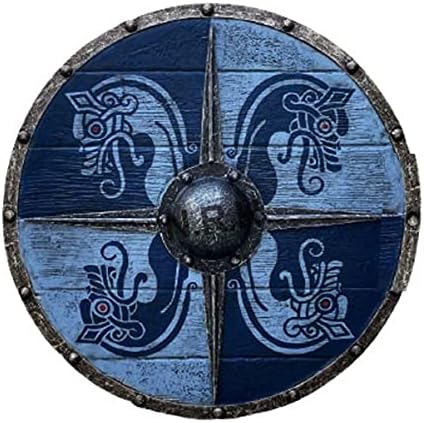 Nautical Replica Hub Escudo de armadura redonda L...