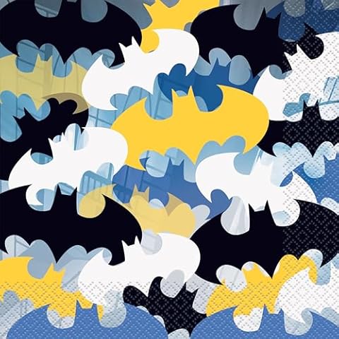 Unique Batman Party Napkins 16 Count Cover