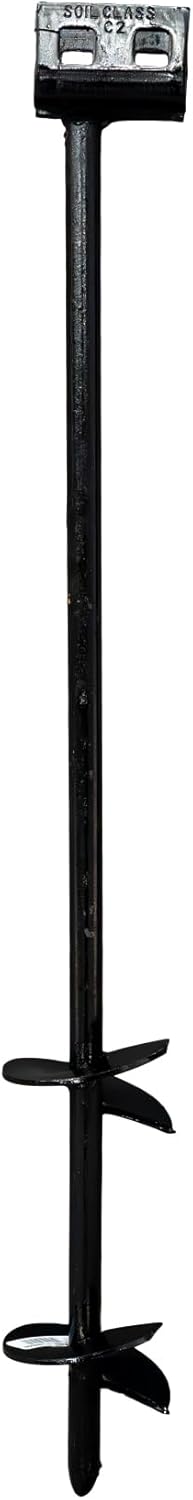 Tie Down Engineering 59095N Iron Root Double Head Double Helix Earth Anchor - 3/4" D x 30" L x (2) 4" Helix, Class 2