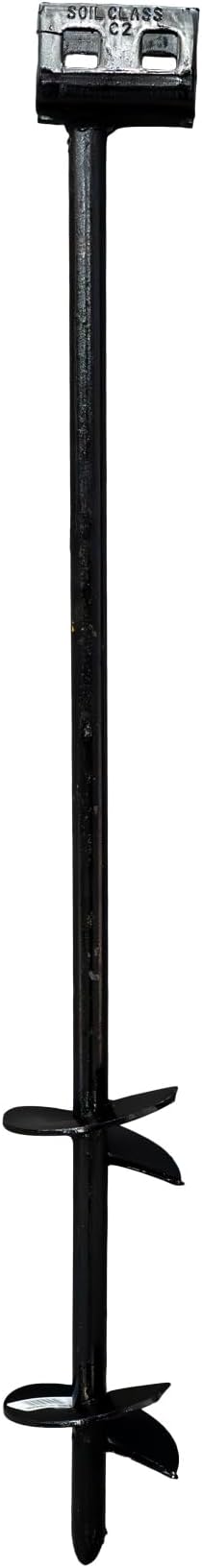 Tie Down Engineering 59095N Iron Root Double Head Double Helix Earth Anchor - 3/4" D x 30" L x (2) 4" Helix, Class 2