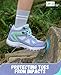 R CORD Kids Hiking Boots Waterproof Trail Running Shoes Hiking Shoes Girls Hiking Boots Tennis Outdoor Slip Resistant Comfortable Sneakers Turquoise 5 Big Kid