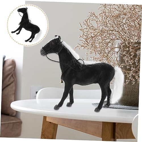 Figurine de cheval miniature BESPORTBLE en résine pour décoration maison - 8