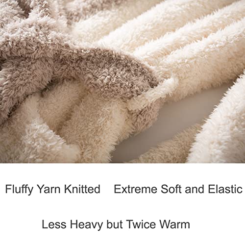 7 VEILS Long Bathrobe Womens and Mens Cozy Knit Microfiber Stretchy Super Soft Bathrobes Loungewear House Robes Dressing Gown4