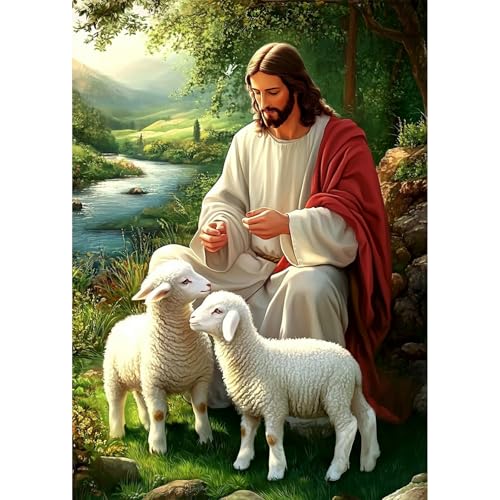 Kit peinture diamant 5D Jésus idée cadeau loisirs créatifs