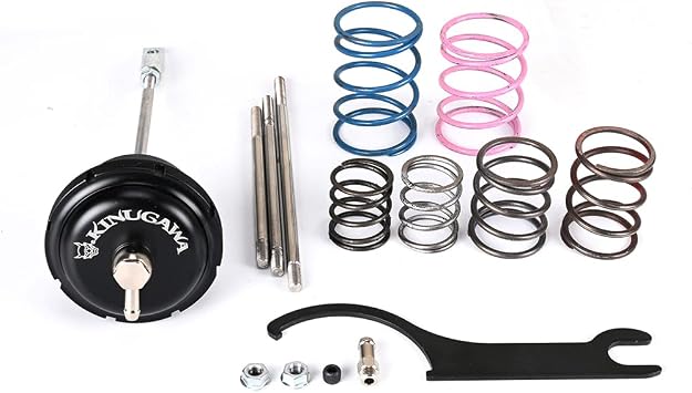 Universal Turbo Adjustable Wastegate Actuator Single & Dual Ports w/ 6 x spring and 4 x Rod