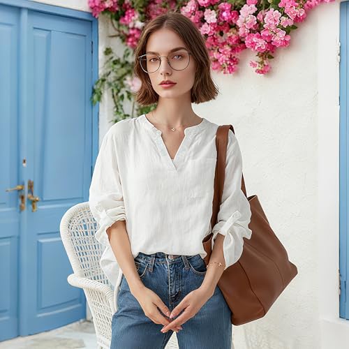Bolso Tote de Cuero Genuino para Mujer miniatura 3
