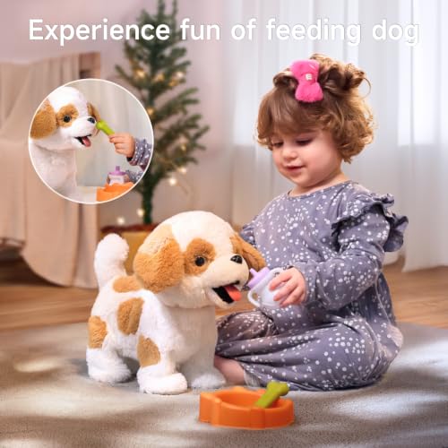 Miniatura 3 de Or Or Tu Perro Juguete Que Anda Y Ladra Y Lame, Peluche Perritos De Juguete Que Andan Con Correa, Interactivos Perro Juguetes Niños 3 4 5 6 Años Regalo