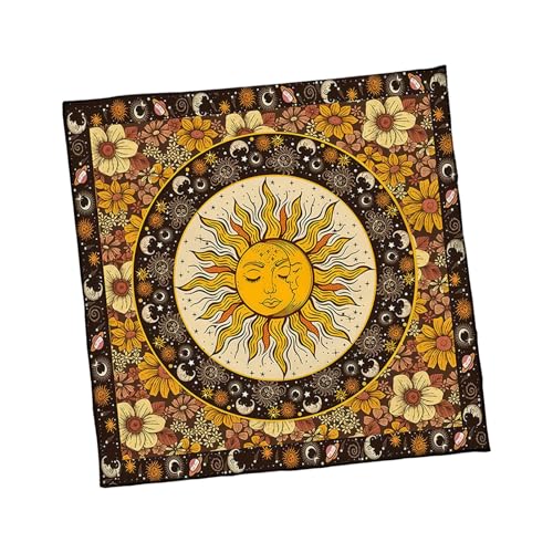 Premium Tablecloth Soft Occult Design Easy Wash Foldable 50x50 60x60 75x75cm Washable Divination Mat