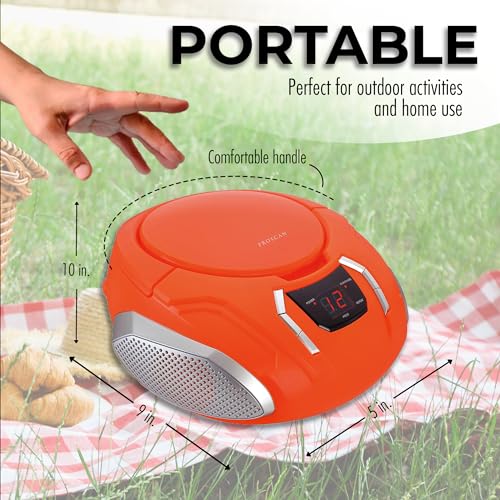Sylvania Boombox portátil de CD com rádio AM/FM