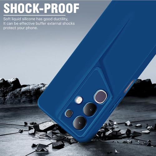 Image of WOW IMAGINE Slim Back Cover for Vivo T4x 5G | iQoo Z10x 5G | Vivo Y31 Pro 5G | Blade Series Ultra Case with Lightweight Design | Camera Protection | Soft Matte Silicone Flexible Mobile Case - Blue