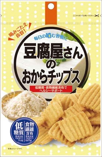Amazon 味源 豆腐屋さんのおからチップス ６０ｇ 有限会社 味源 ダイエットクッキー スナック
