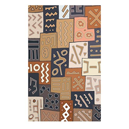 Tapis bleu moderne lavable pour éliminer le froid du sol