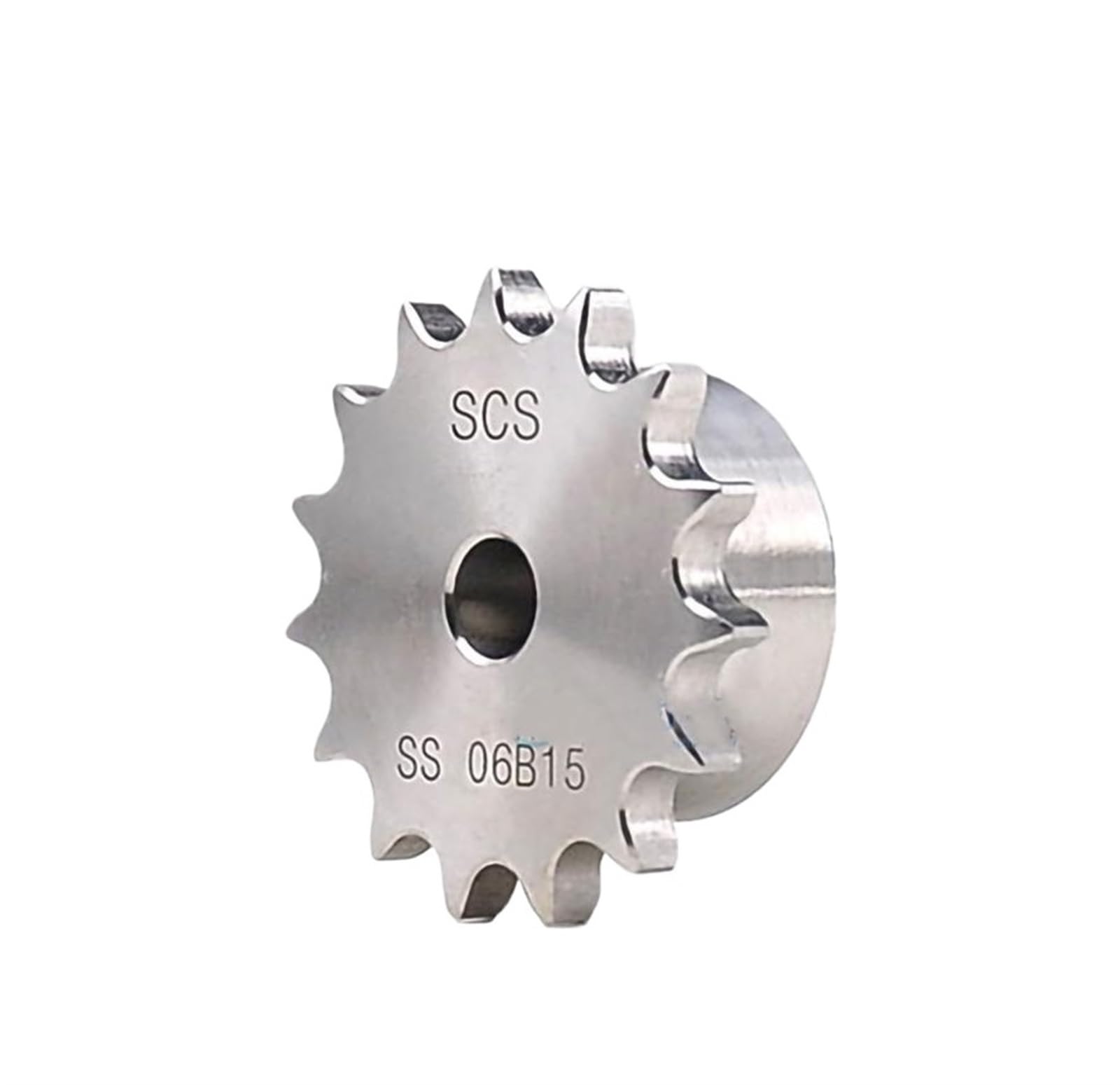 1 pignon conique en spirale 10-24 dents en acier inoxydable 06B - Pas de chaîne 9,525 mm