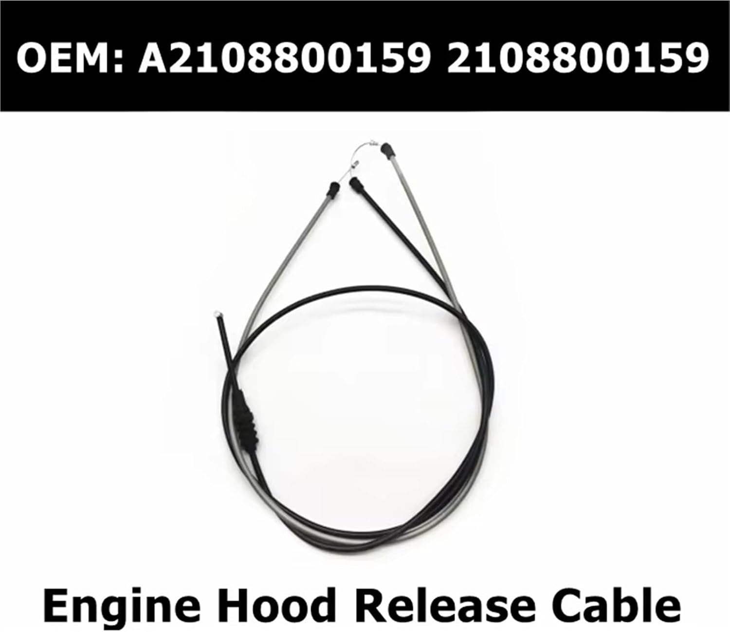 Car Hood Release Handle Replacement for E300 1996 1997 1998 1999 E420 E55 for AMG 2000 2001 2002 Car Front Engine Hood Release Cable