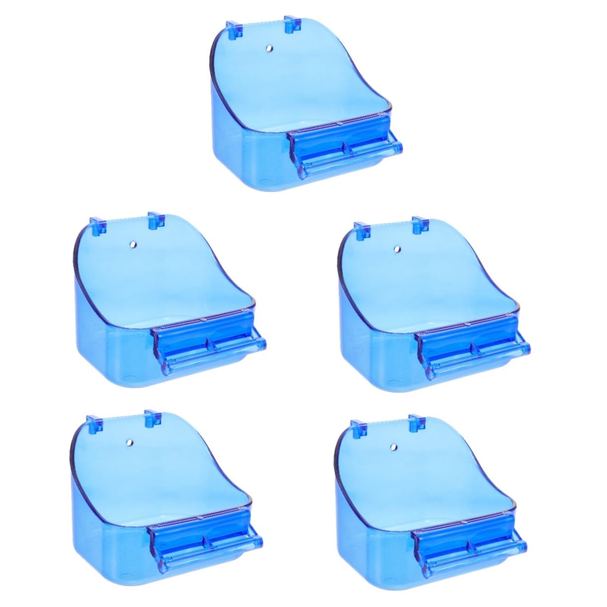 BESPORTBLE 5pezzi Box Per Uccelli Con Vasca Da Bagno Per Pappagalli Accessorio Per Culla Facile Da Installare Materiale Stabile e Sicuro Per Pappagalli e Parrocchetti