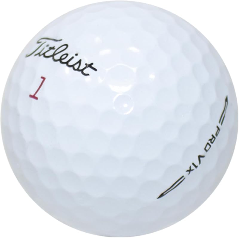 LostGolfBalls - 12 pelotas de golf Titleist Pro V1x en perfecto estado, modelo del año 2023, sin logotipos, sin marcas de jugador, pelotas de golf usadas reacabadas, calidad garantizada, color blanco
