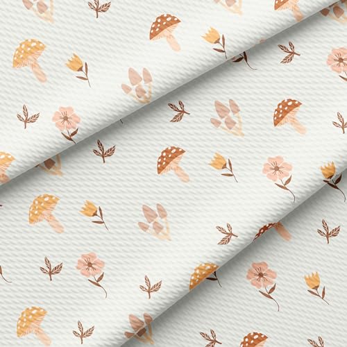 Flowers Floral Bullet Textured Fabric by The Yard...