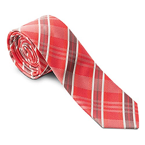 Greiff Corporate Wear Herren Krawatte Slimline Rot kariert Modell 6918