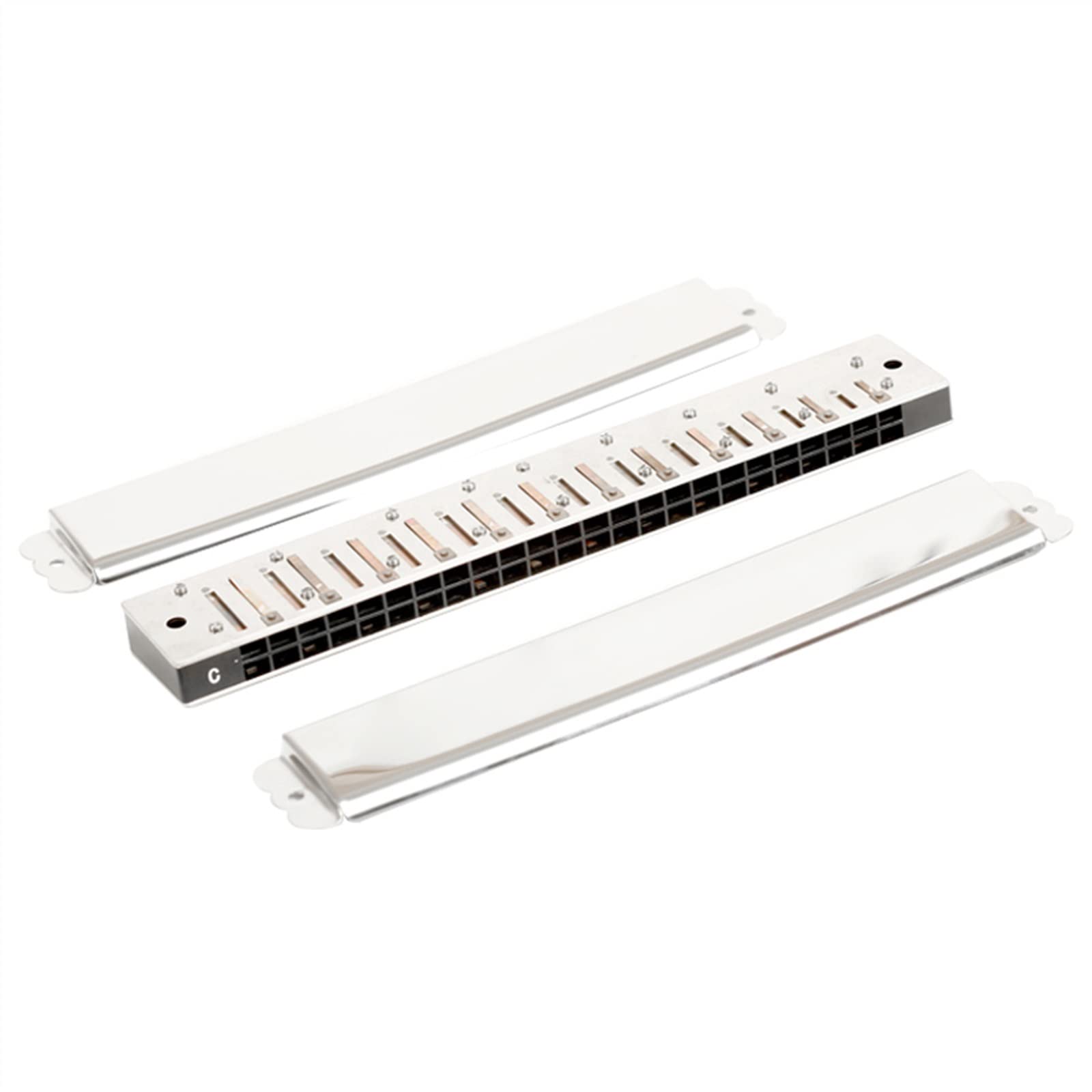 Armonica Tremolo A 24 Fori Chiave in C Strumenti Musicali Armonica Professionali A Buona Tenuta d'Aria Armonica per Principianti (Color : D)