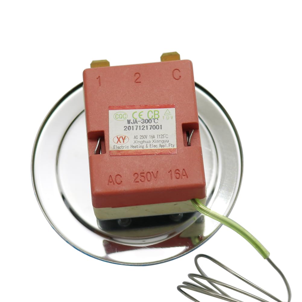 Thermostat mécanique réglable à base céramique 30-110/50-300 °C for chauffe-eau et four électrique(30-110 degrees)