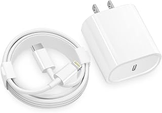 iPhone 14 13 Fast Charger【Apple MFi Certified 】 20W PD USB C Rapid Wall Charger Adapter with USB C to Lightning Fast Charging Cable Compatible with iPhone 14/13/12/11/Pro Max/Xs XR/Plus (Pack of 1)