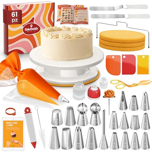 BakeBuddy Set di Accessori per Torte (Bianco, Plus)
