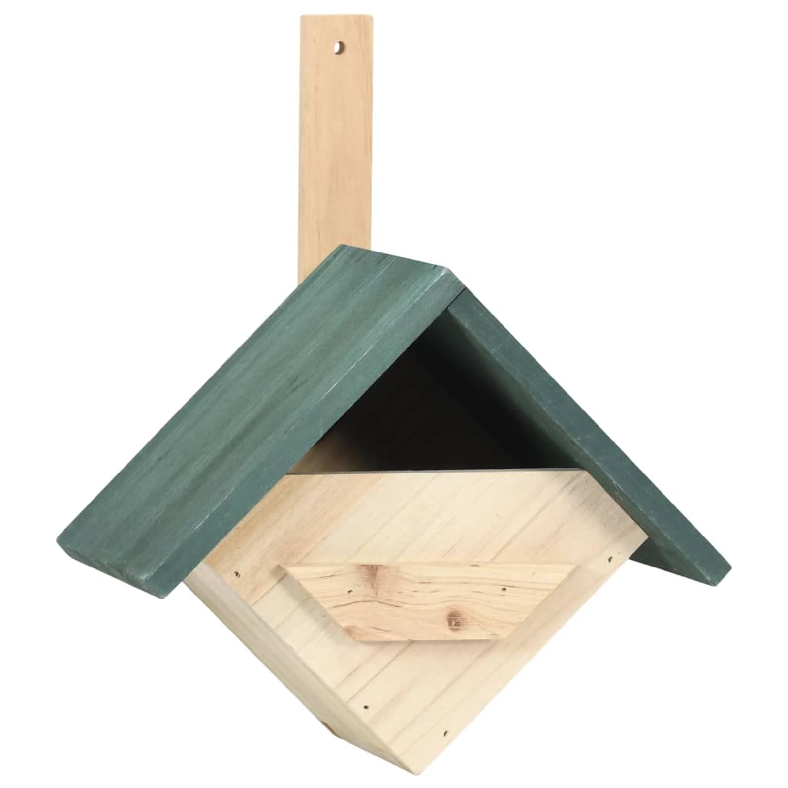 Homgoday Casitas para pájaros de madera de abeto, 4 unidades, 24 x 16 x 30 cm, muebles de interior/exterior