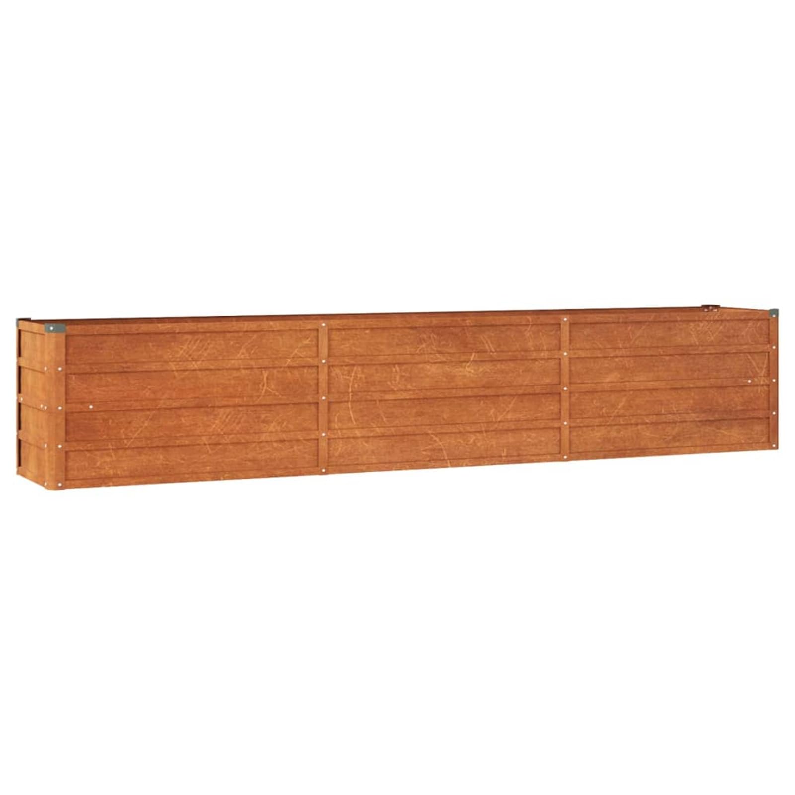 LAPOOH Jardinière Gris 240x40x45 cm Acier corten,Jardinières,Jardinieres Exterieur,Bac Jardiniere,Bac à Fleurs Extérieur,Jardinieres Balcon