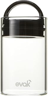 Prepara Evak Compact Glass Food Storage, Mini, Black