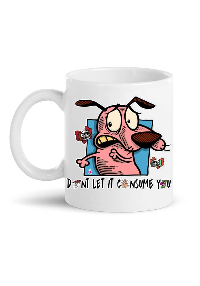 Buy URBAN PENDU Ceramic Courage The Cowardly Dog Fan Coffee Mug