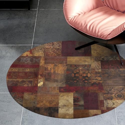 Alfombra pequeña lavable de retazos para cocina y baño con diseño rectangular 3