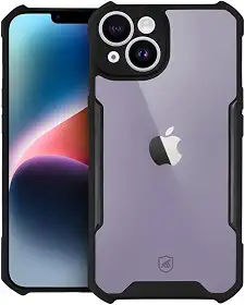 Gshield | Capa Case Capinha Dual Shock X para iPhone (Transparente, iPhone 14 Plus)