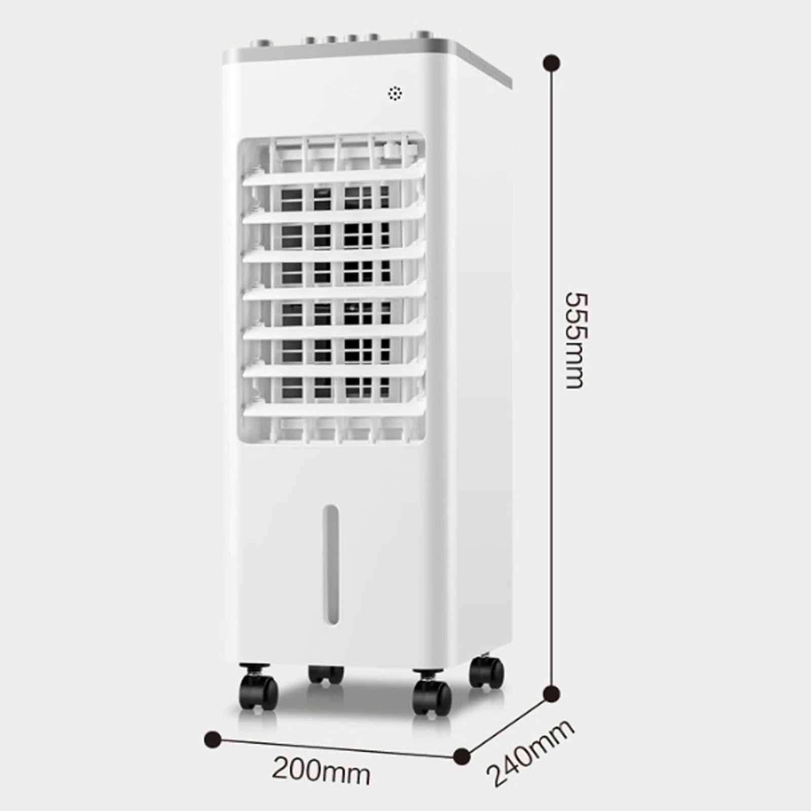 Refrigeratore privato Portatile con Telecomando, 6L Dual Tank & Ice Pac, Ventilatore a 3 velocità, Aria condizionata silenziosa per L'Ufficio della Camera da Letto Home