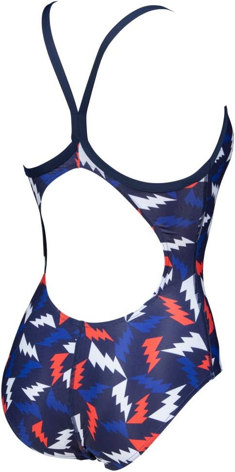 ARENA Women's Shattered Glass Light Drop Back One Piece Swimsuit