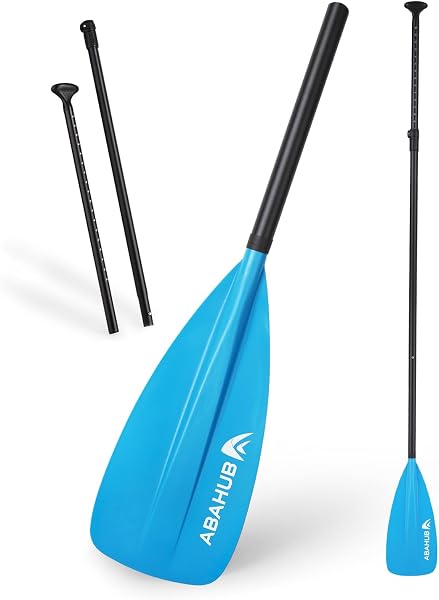 Abahub SUP パドル - 3ピース 調節可能なスタンドアップパドル - パドルボード用軽量オール、アルミニウム合金PUコーティングシャフト 172-213CM - 1