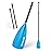 Abahub SUP Paddles - 3 Piece Adjustable Stand up Paddle - Lightweight Oar for Paddleboard, Aluminum Alloy PU Coated Shaft 68 - 84, Blue Plastic Nylon Blade