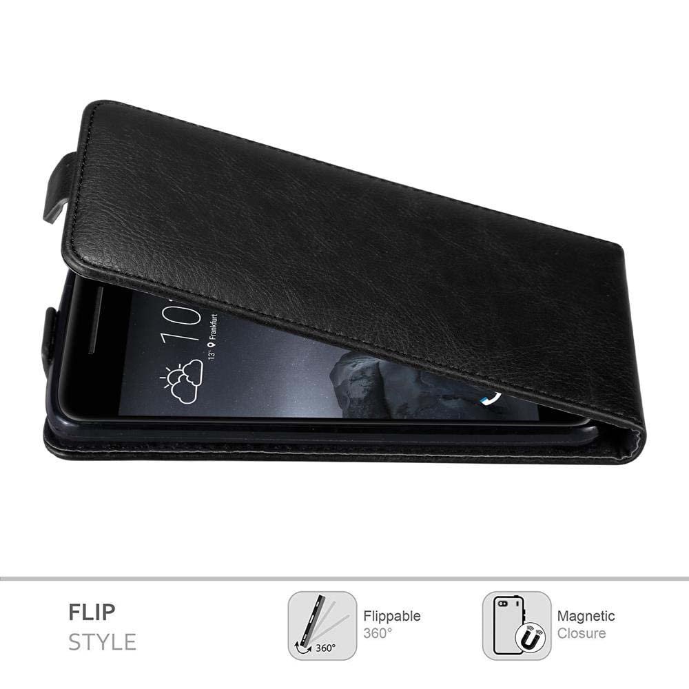 cadorabo Coque pour HTC One A9 en Marrone Cappucino - Housse Protection avec Fermoire Magnétique, Stand Horizontal et Fente Carte - Portefeuille Etui Poche Folio Case Cover
