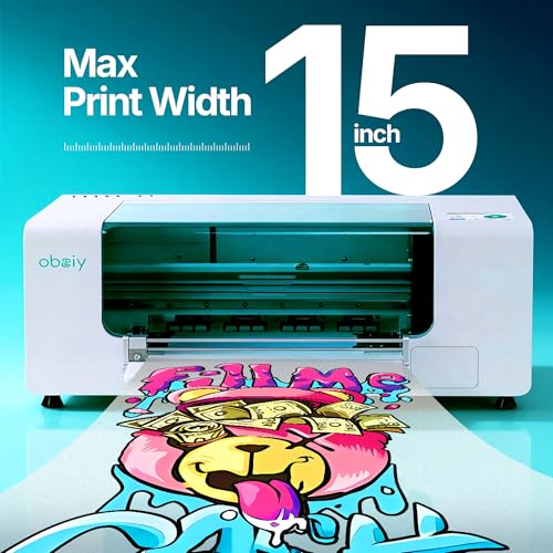 Image of A3+ DTF Printer Bundle with 15 inch Heat Press - XP600 Head for T-Shirts & Dark Fabrics, White Ink Circulation, High-Speed Direct-to-Film Transfer Solution, 2X-Speed Compared to L1800