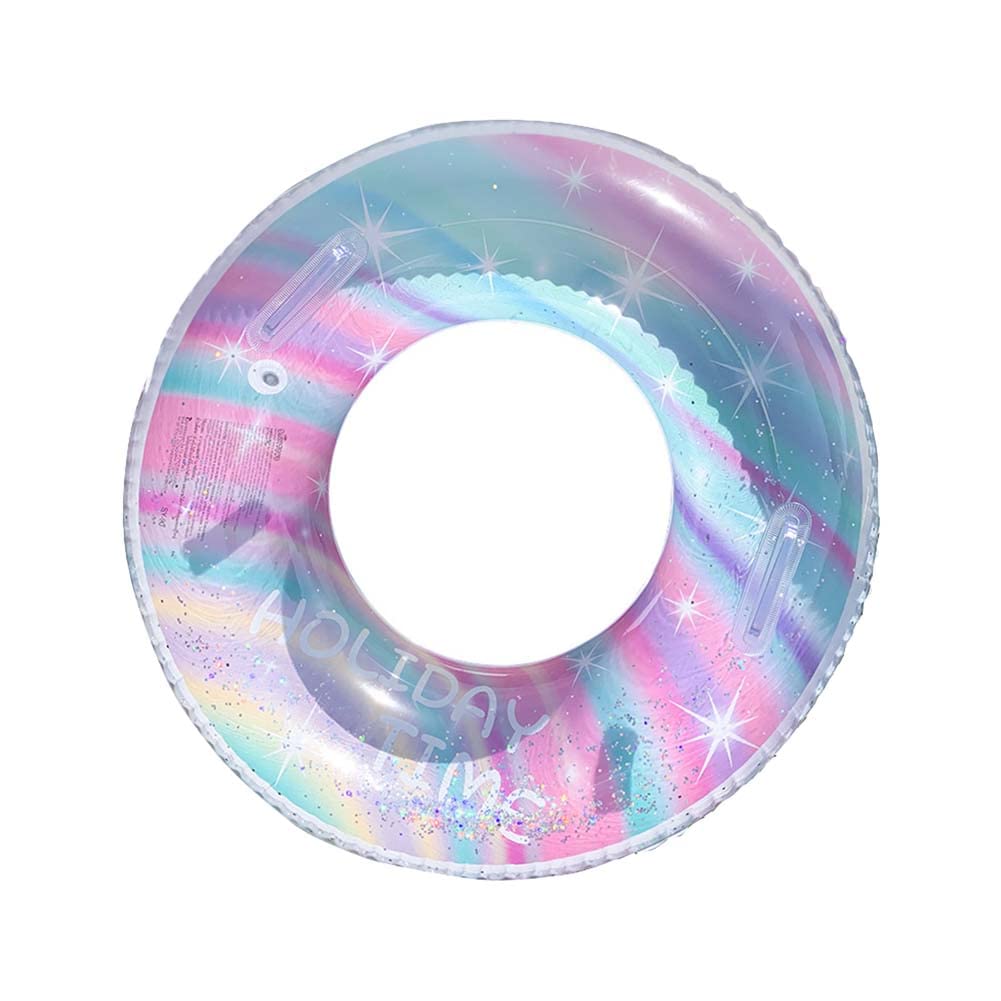 Amazon | Jinmoioy 浮き輪 子供用 レインボー フロート キラキラ O型