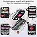 MorePro Fitness Tracker with 24/7 Heart Rate & Blood Pressure Monitor, Smart Watch with Blood Oxy-gen, Sleep Tracking, Fitness Watch 120+ Sports Modes, Answer/Make Calls for Men and Women