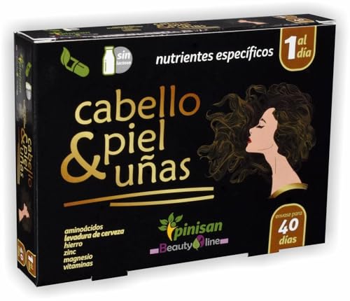 Cabello Piel y Uñas 40 cápsulas de Pinisan