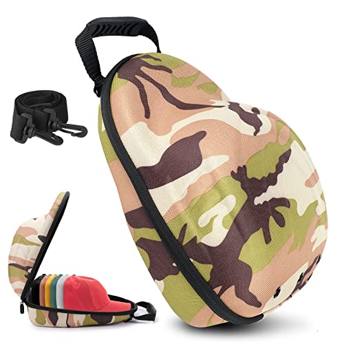 Glamgen Unisex Travel Accessory Pack Organizer, Camouflage hat case, Black, hat case