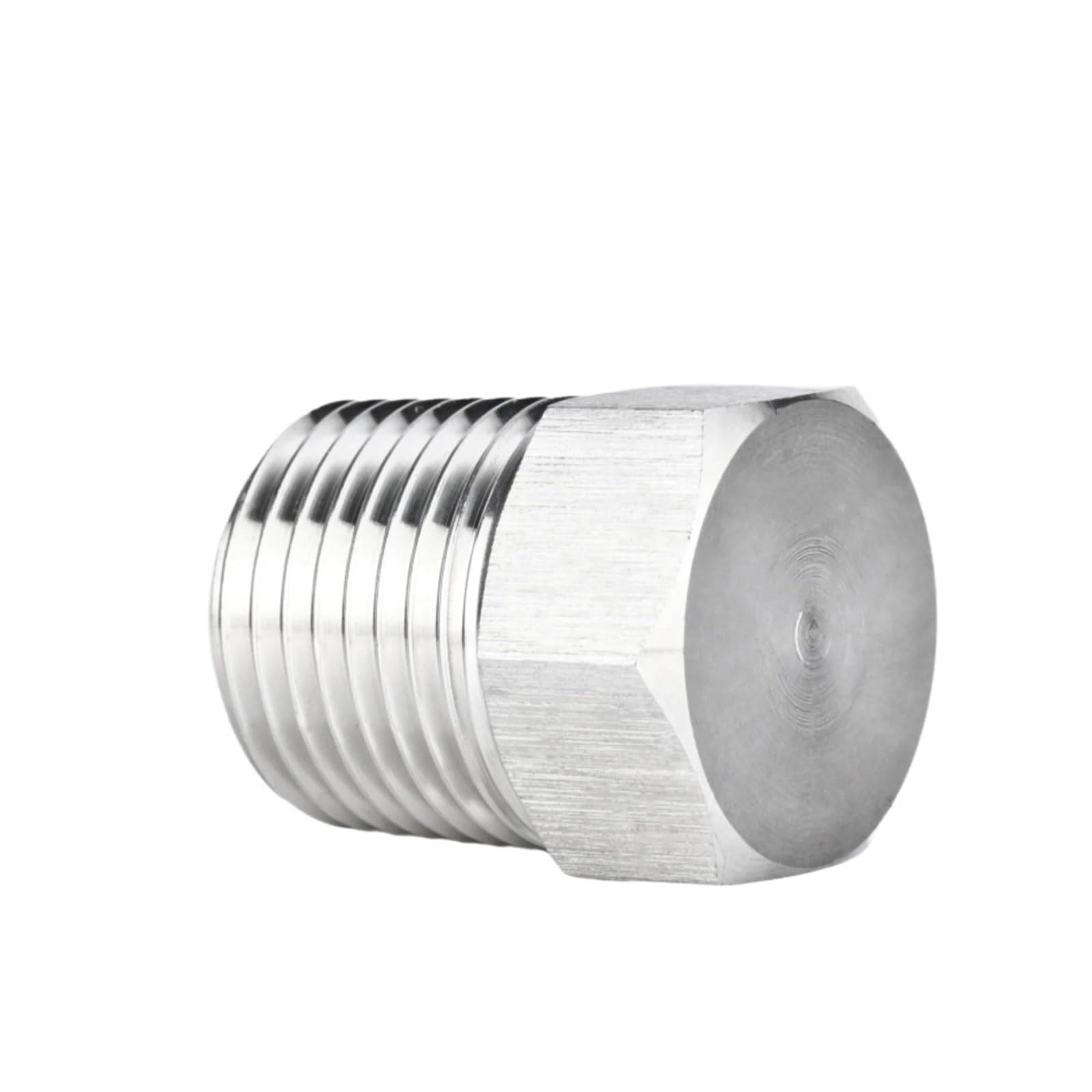 Bouchon mâle 1" BSPT en inox 304 haute pression 6000 psi