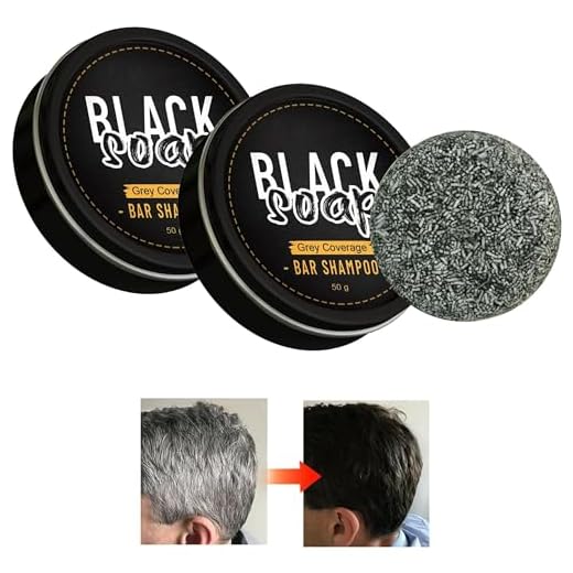 Jabón Natural Depilador de Canas, Jabón para Oscurecer el Cabello, Barra De Jabón Para Cabello Negro Cubierta Gris, Pastilla de Jabón para Teñir el Cabello de Negro
