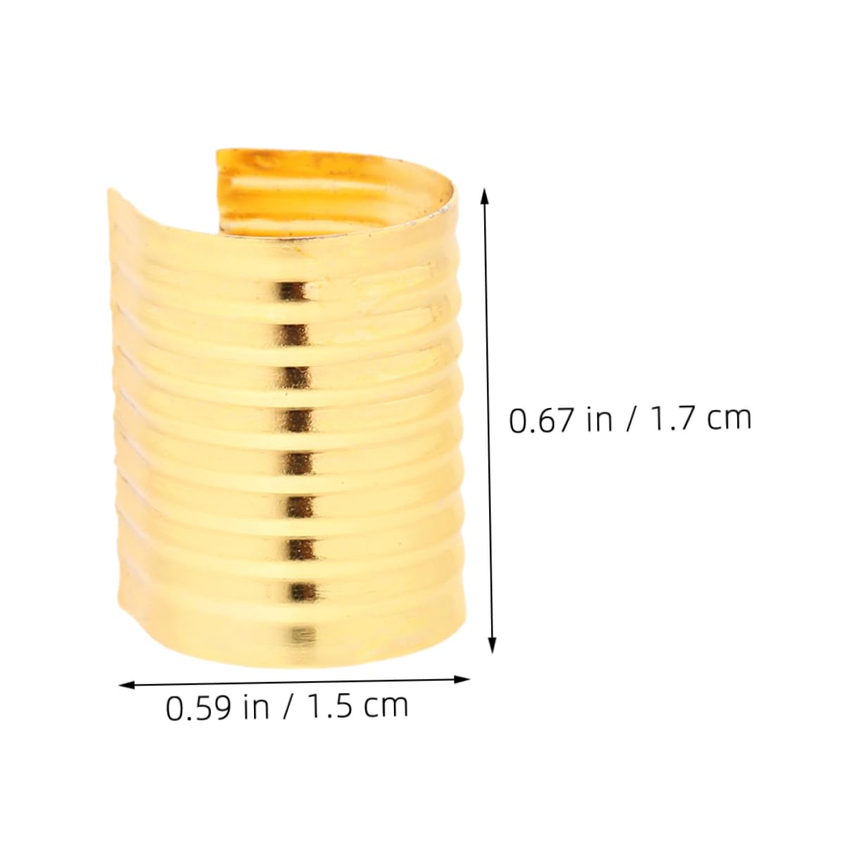 TEHAUX DIY Jewelry Making Clamps 100pcs Tassel Hat Leather Cord Buckle Cord End Clamp for Jewelry Tassels